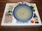 とらふくフルコースセット　尺一セット　（約５人前・白子があるのはこのセットだけです。）